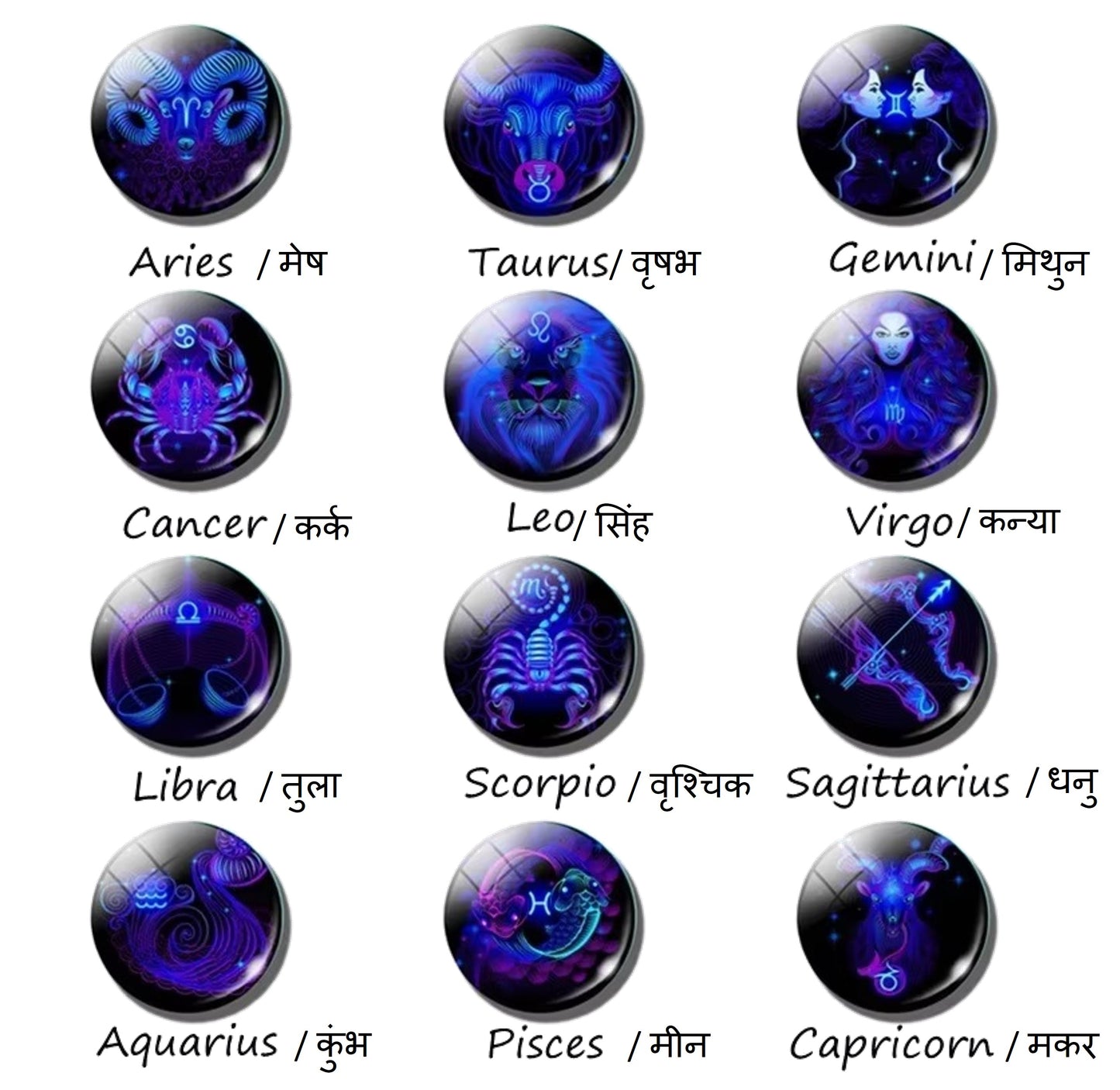 Zodiac Guardian Leather Bracelets – All 12 Zodiac Signs | Adjustable Unisex Spiritual Bracelets