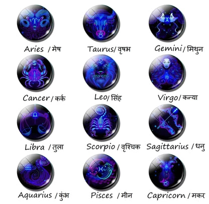 Zodiac Guardian Leather Bracelets – All 12 Zodiac Signs | Adjustable Unisex Spiritual Bracelets